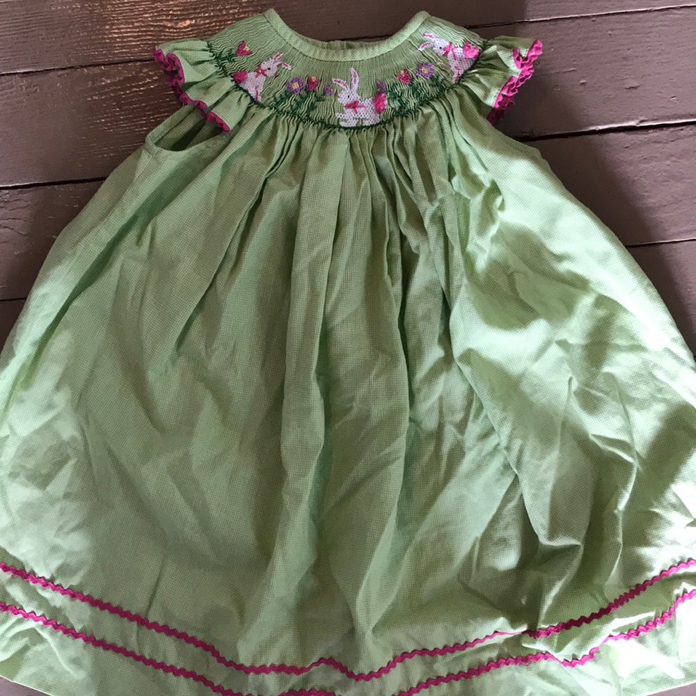 18 month Smock bunny dress